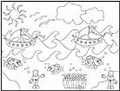 Coloring Page thumbnail - Ocean Scene